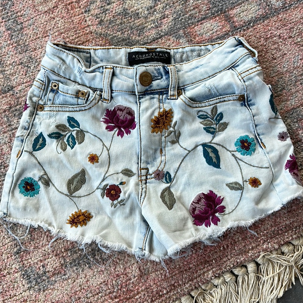 Embroidered Aeropostale Shorts